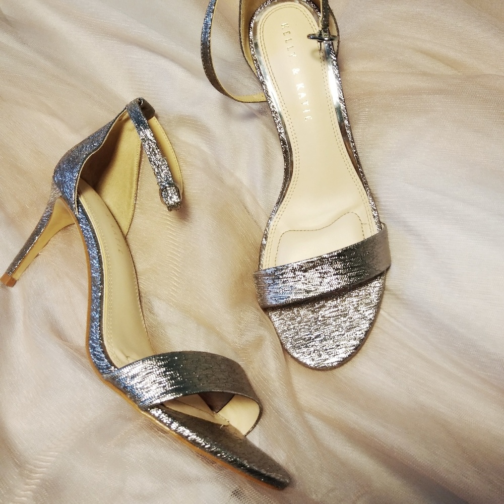 Sparky Simple Kelly & Katie Prom Heels Formal sz 8